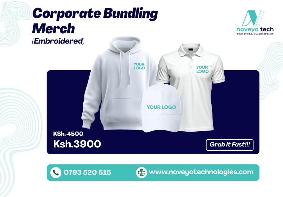 Corporate Merch Bundling - Hoodie, Polo Shirt & Cap